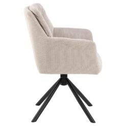 Terano Eetkamerstoel Beige Stof