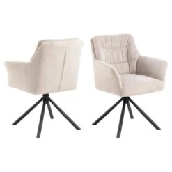 Terano Eetkamerstoel Beige Stof
