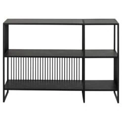 Tissaro Boekenkast Laag Zwart 120cm