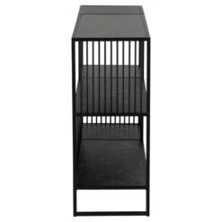 Tissaro Boekenkast Laag Zwart 120cm