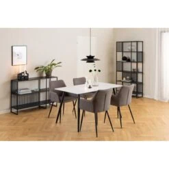 Tissaro Boekenkast Laag Zwart 120cm
