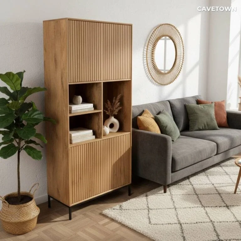 Vakkenkast Martin Naturel 90cm
