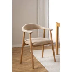 Vandis Eetkamerstoel Beige Stof