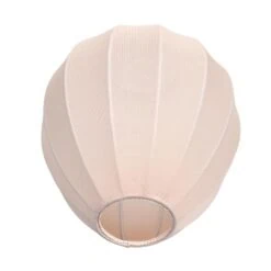 Zavi 5-lichts Hanglamp Crème Stof