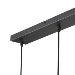 Zavi 5-lichts Hanglamp Zwart Stof