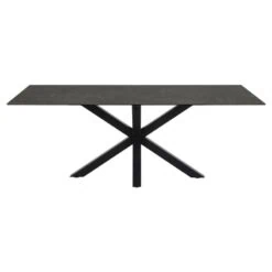 Zuvio Eettafel Zwart Keramiek 200cm