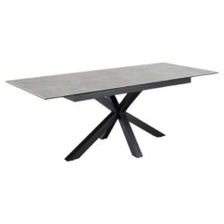 Zuvio Uitschuifbare Eettafel Grijs Keramiek 210cm