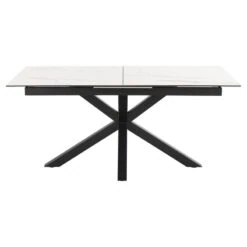 Zuvio Uitschuifbare Eettafel Wit Keramiek 210cm