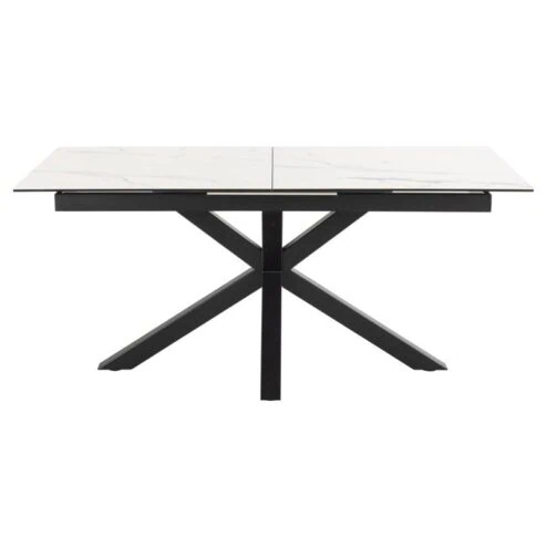 Zuvio Uitschuifbare Eettafel Wit Keramiek 210cm