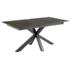 Zuvio Uitschuifbare Eettafel Zwart Keramiek 210cm