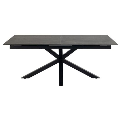 Zuvio Uitschuifbare Eettafel Zwart Keramiek 240cm