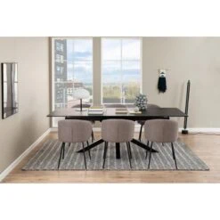 Zuvio Uitschuifbare Eettafel Zwart Keramiek 240cm