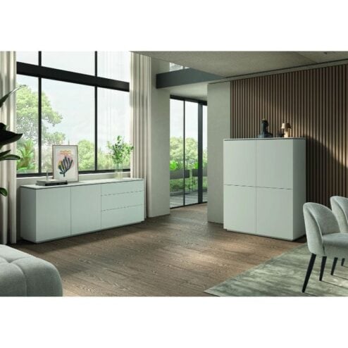 Bravien zwevende Wandkast 4 deuren 120cm