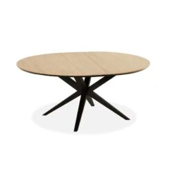 Calvenza uitschuifbare Eettafel rond 120/160cm - Zelf samenstellen