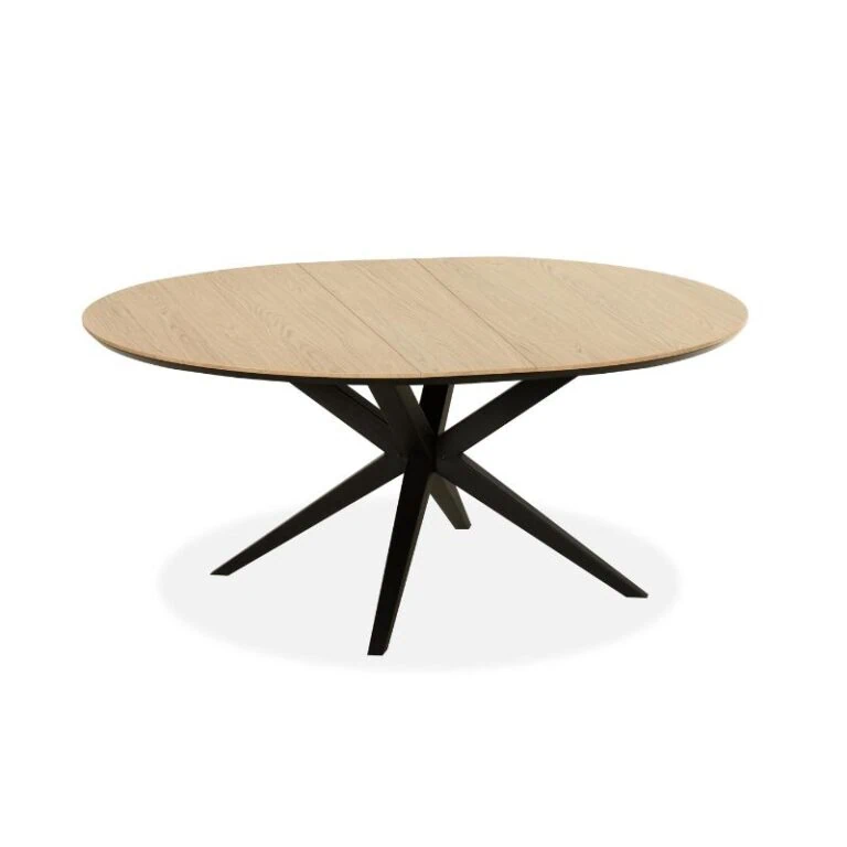 Calvenza uitschuifbare Eettafel rond 150/190cm - Zelf samenstellen