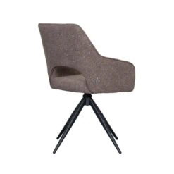 Eetkamerstoel Finley Bruin Boucle