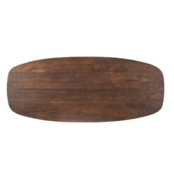Eettafel Martin Deens ovaal Bruin 200cm