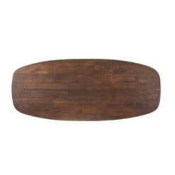 Eettafel Martin Deens ovaal Bruin 300cm