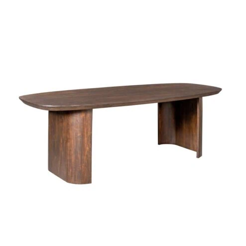 Eettafel Martin Deens ovaal Bruin 300cm