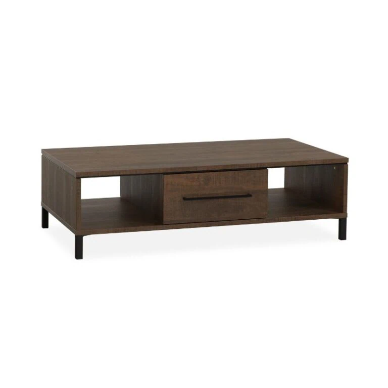 Elowen Salontafel 1 lade Donkerbruin 135cm