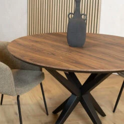 Calvenza uitschuifbare Eettafel rond – Zelf samenstellen