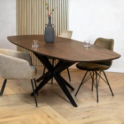 Calvenza uitschuifbare Eettafel Deens ovaal