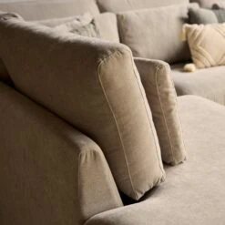 5 zits rechts Beige