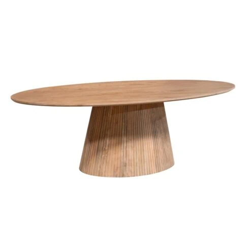 Livia Eettafel Ovaal Naturel 210cm
