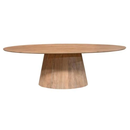 Livia Eettafel Ovaal Naturel 210cm
