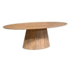 Livia Eettafel Ovaal Naturel 240cm