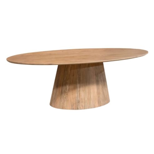 Livia Eettafel Ovaal Naturel 240cm