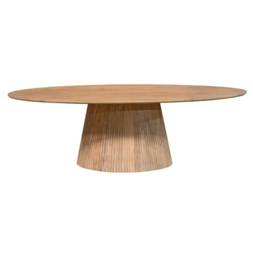 Livia Eettafel Ovaal Naturel 240cm