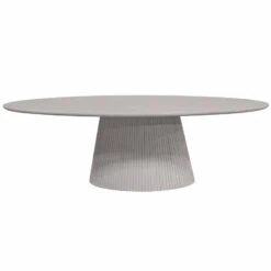Livia Eettafel Ovaal Taupe 210cm