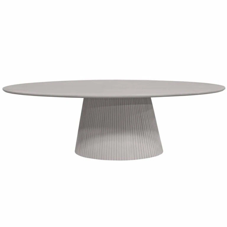Livia Eettafel Ovaal Taupe 210cm