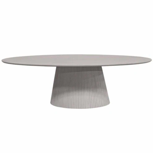 Livia Eettafel Ovaal Taupe 240cm
