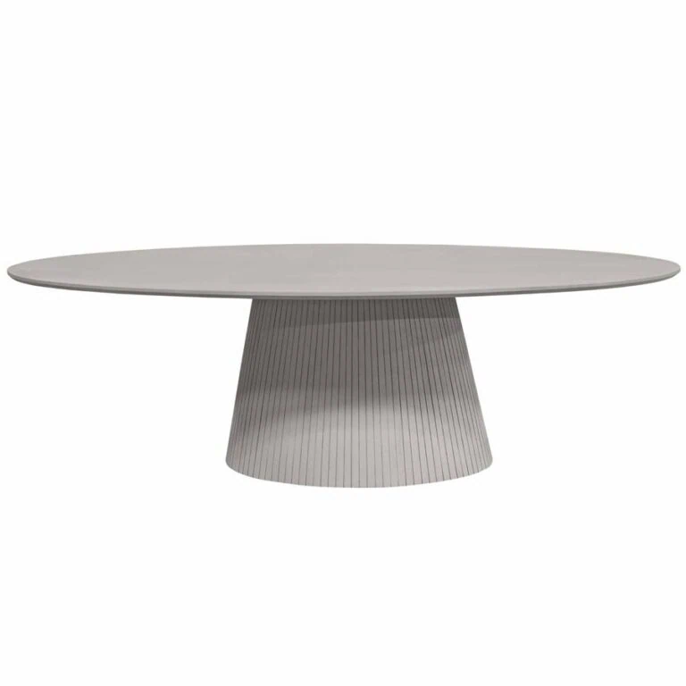 Livia Eettafel Ovaal Taupe 240cm