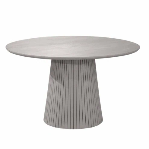 Livia Eettafel Rond Taupe 130cm