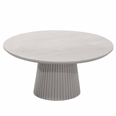 Livia Salontafel Rond Taupe 80cm