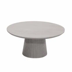 Livia Salontafel Rond Taupe 80cm