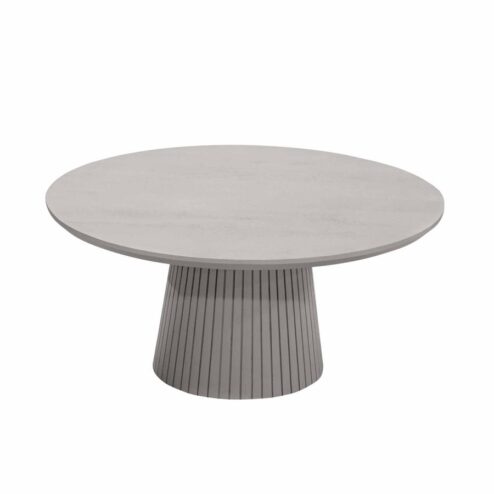 Livia Salontafel Rond Taupe 80cm