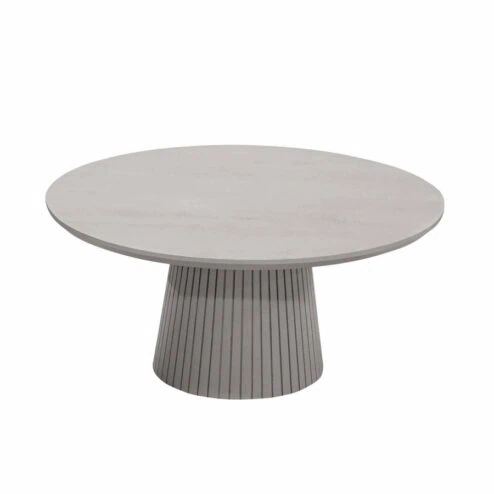 Livia Salontafel Rond Taupe 80cm