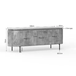 Livia Tv meubel Naturel 165cm