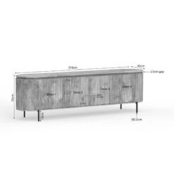 Livia Tv meubel Naturel 210cm