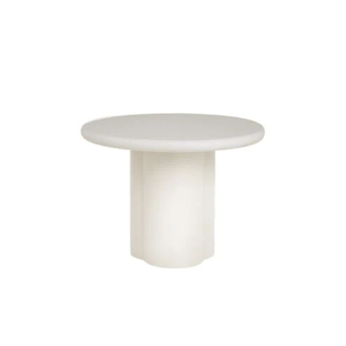 Melzo Bijzettafel rond wit 60cm