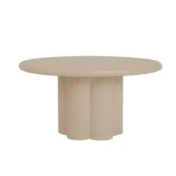 Melzo Eettafel rond beige 150cm