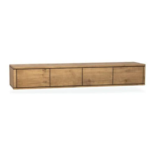 Nuvoro Zwevend Tv meubel 4-deurs Natur 236cm