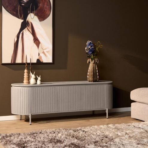 Livia Tv meubel Taupe 165cm