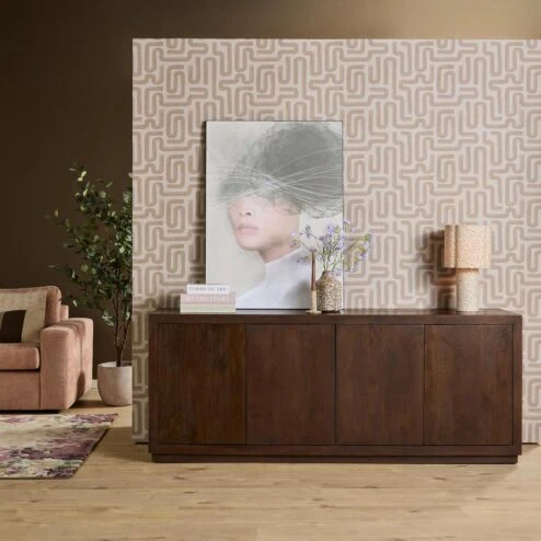 Dressoir Dortmund Walnoot 200cm