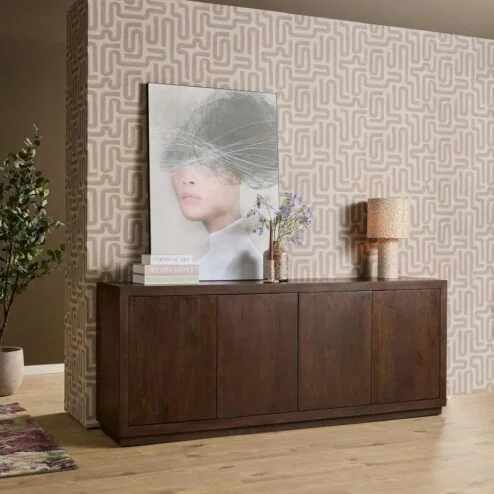 Alternative view of Dressoir Dortmund Walnoot 200cm