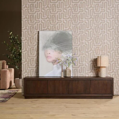 Tv meubel Dortmund Walnoot 200cm
